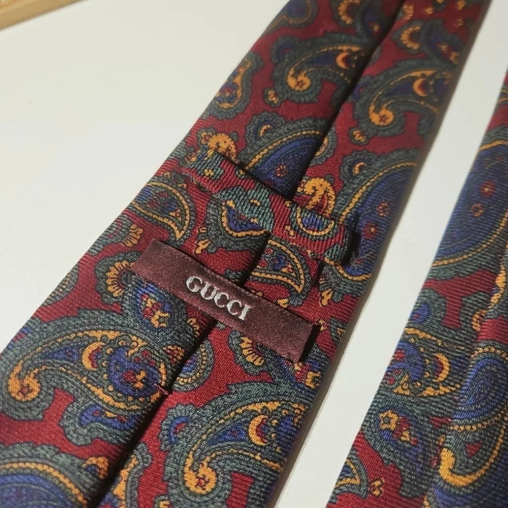 Gucci Vintage Silk Tie
